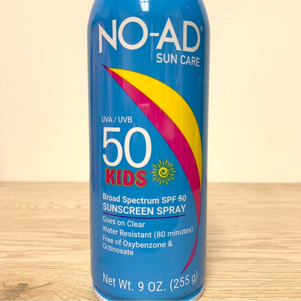 No-Ad Kids Broad Spectrum Sunscreen‎ Spray SPF 50 UVA/UVB 9 oz Expires 03/26 - Picture 3 of 5